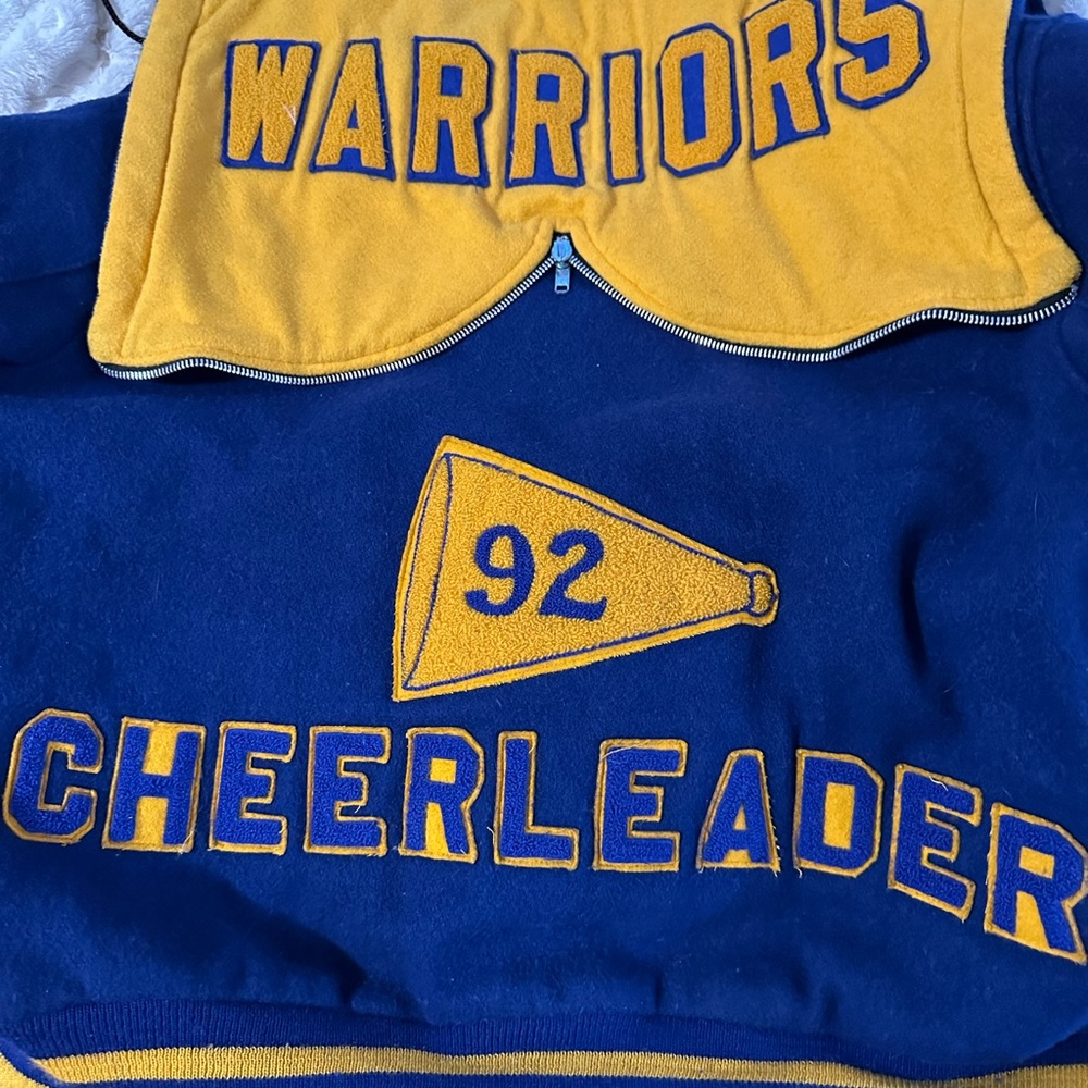 Women’s vintage cheerleading high school varsity jacket